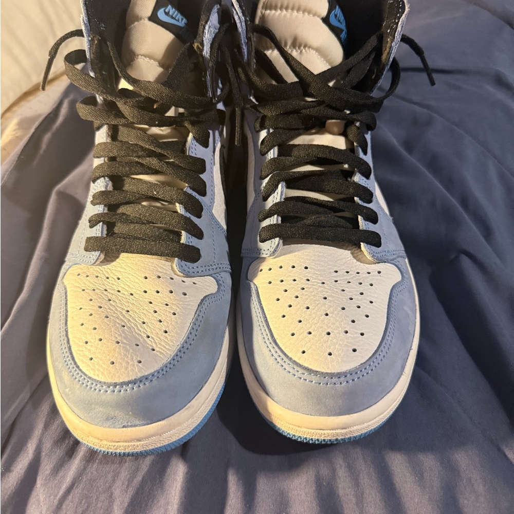 Nike Light Blue and White High-Tops